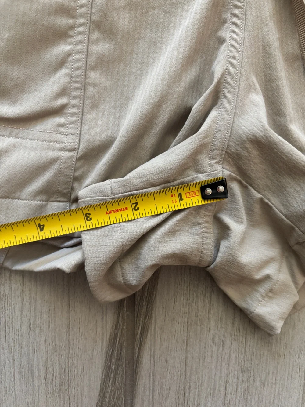 lululemon athletica Beige Drawstring Athletic Shorts